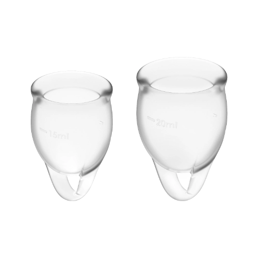 Satisfyer Feel Confident Menstrual Cups - Menštruačné kalíšky